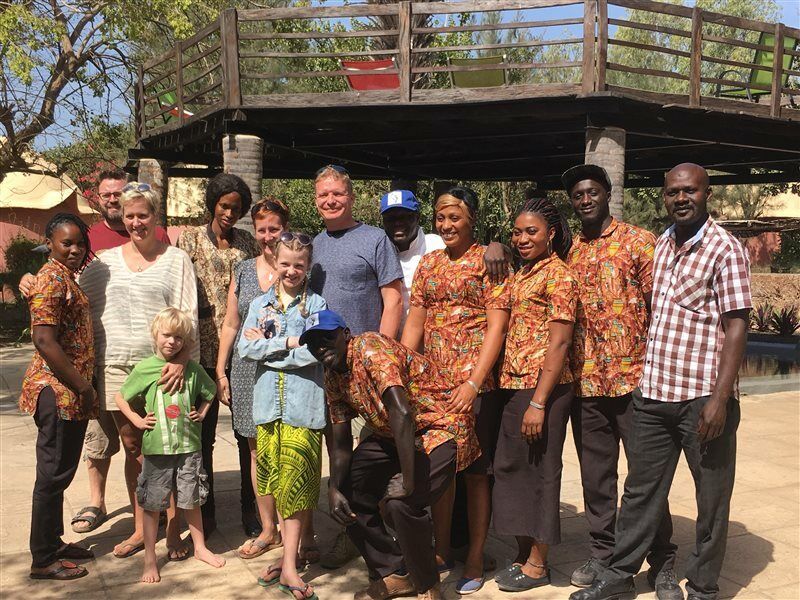 Footsteps Eco-Lodge Gunjur Bagian luar foto